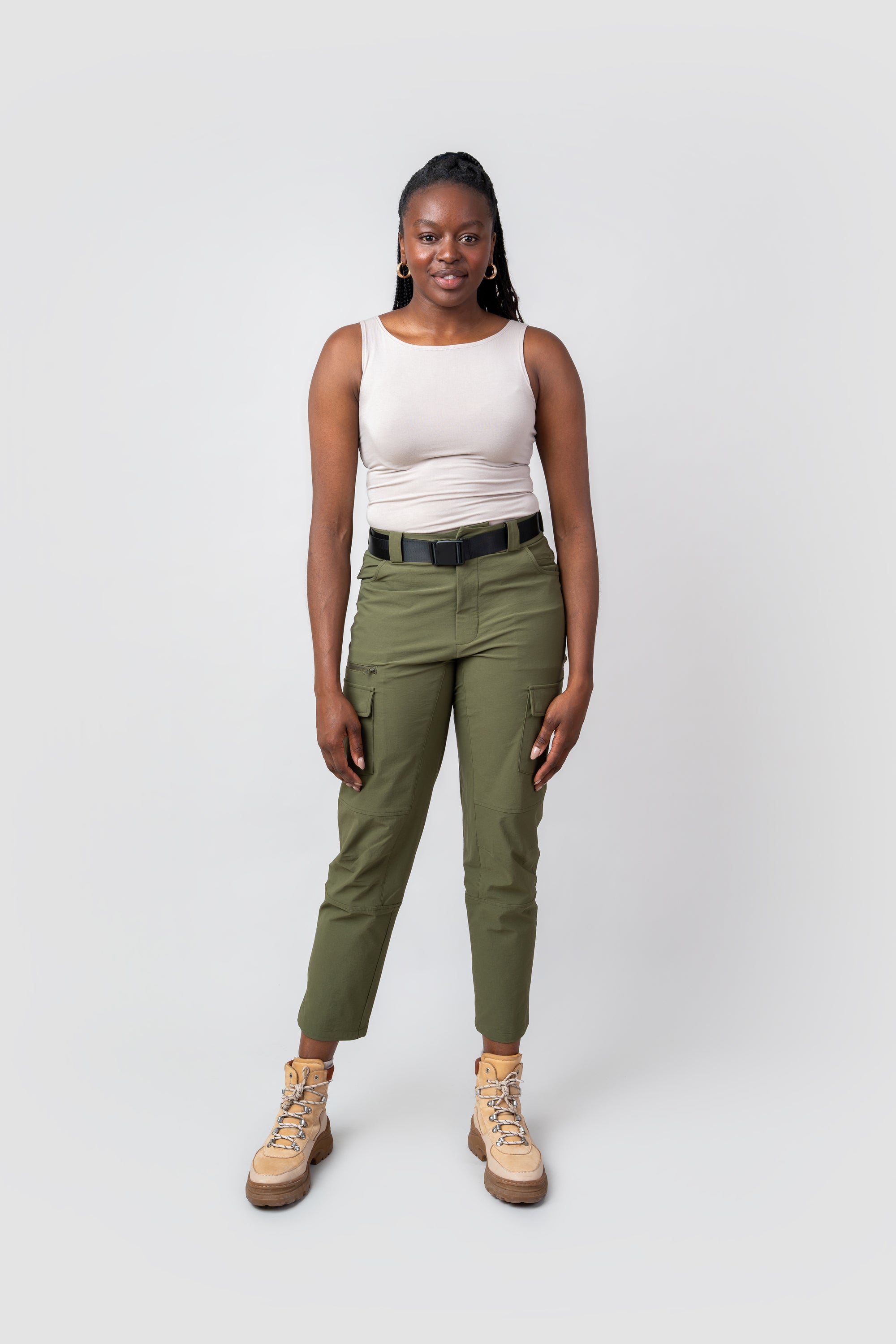 It Girl Pants in Dark Olive by Alo Yoga - Work Well Daily