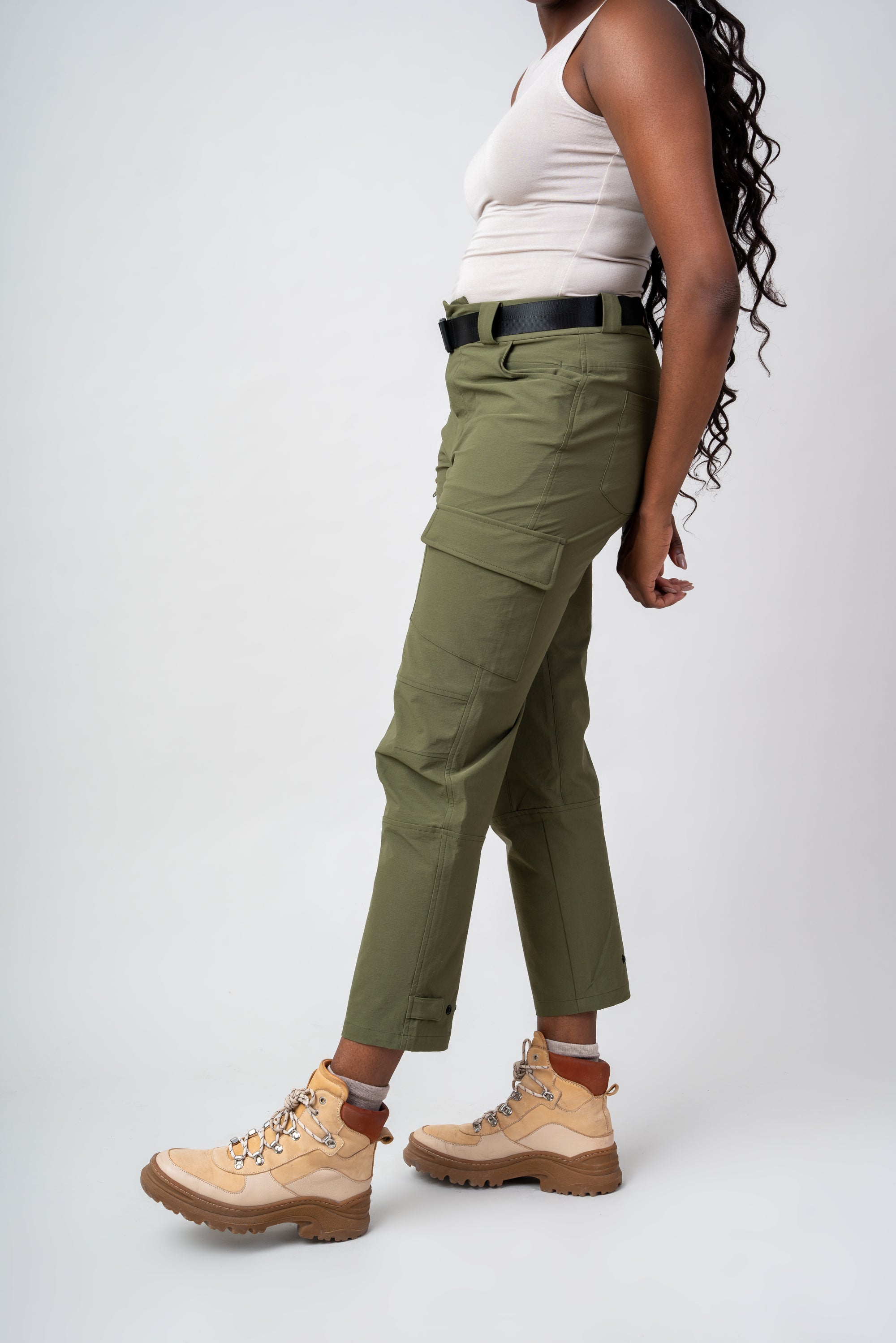 Rugged Slim Pant Women, True Black, Hiking trousers