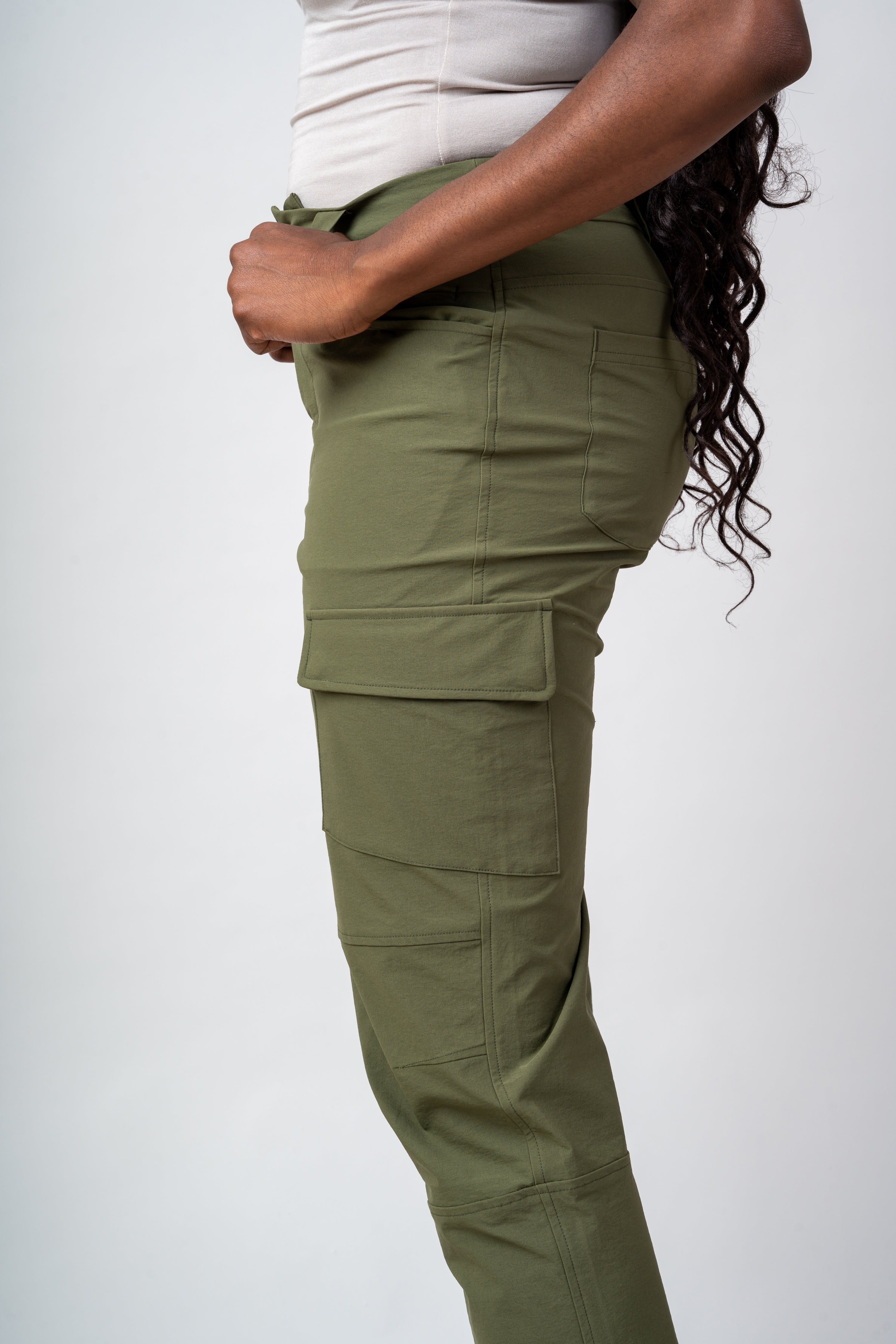 Army green cargo pants hot sale womens